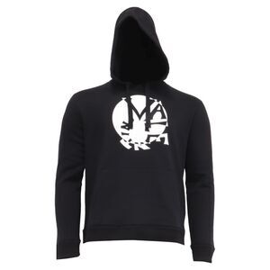 Valentino Logo-Print Hoodie Black Cotton